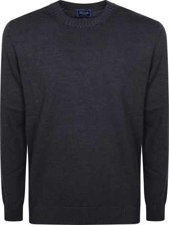 Drumohr Merino Tubular Merino Wool Crewneck Sweater