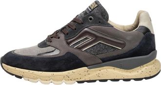 Floris Van Bommel De Treener Sneakers - Heren - Sneakers - Veelkleurig - 40 EU - Leer - Schoenen