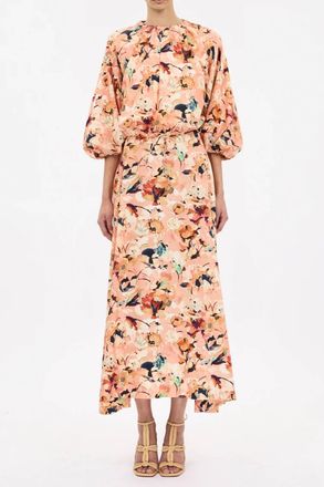 Ulla Johnson Lucie Bubble Sleeve Top In Camelia