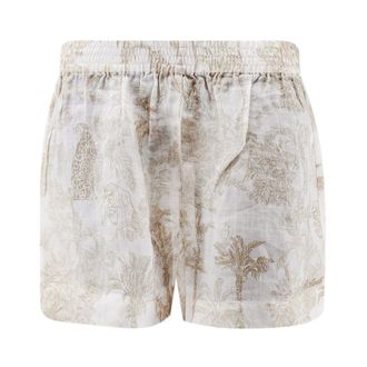 MC2 Saint Barth Short Shorts, female, Beige, Size: S Short Shorts