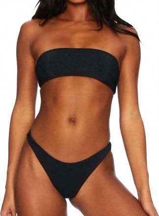 Beach Riot Peyton Seamless Cheeky Bottoms In Black