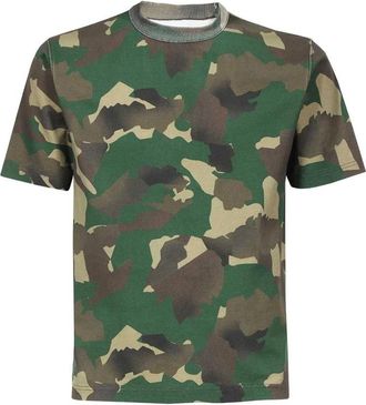 Heron Preston Bedruikt Katoenen T-shirt - Heren - T-shirts - Groen - XS - Katoen - Tops