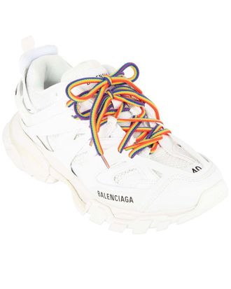 Balenciaga Mens Cotton Track Pride Sneaker, Never Worn (Authentic Pre-Loved)