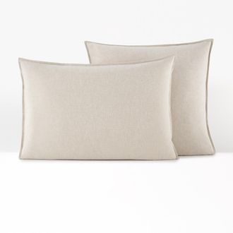 La Redoute Interieurs Kussensloop, katoenen chambray flanel, Clara