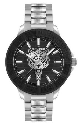 Plein Sport City Rush Bracelet Watch in Stainless Steel at Nordstrom Rack
