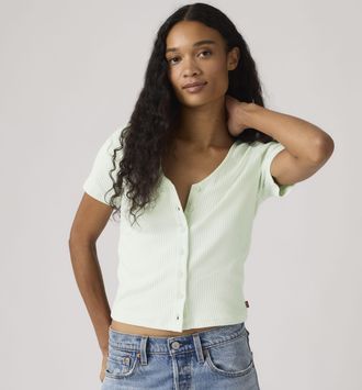 Levi's Muse Tee - Womens - XS - Blue