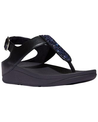 FitFlop Fitflop Fino Crystal Mix T Strap Sandal