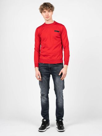 Plein Sport stoppen Merino Mannen rood