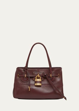 Chlo&eacute; Paddington Small Leather Top Handle Bag