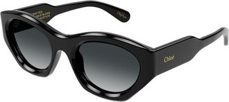 Chloé CH0220S 001 Womens Sunglasses Black Size 53