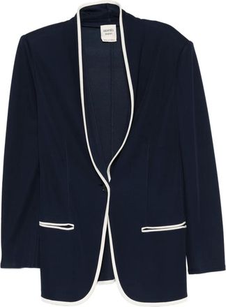 Herm&egrave;s 1990s jack met afwerking - Blauw