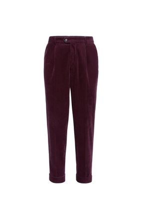Brunello Cucinelli Garment-dyed trousers in Purple at Nordstrom, Size 44 It