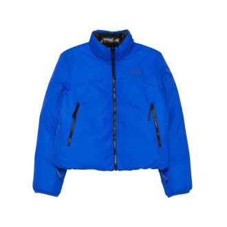 The North Face Gewatteerd Jack - Dames - Sport - Blauw - Maat: L Leer