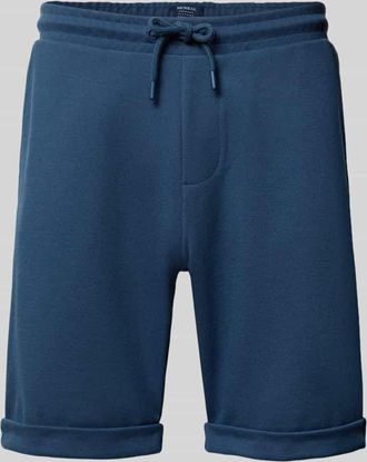 Mc Neal Shorts mit elastischem Bund und Ges&auml;&szlig;tasche in Rauchblau, Gr&ouml;&szlig;e XXL