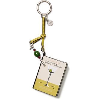 Kate Spade New York charmed cocktail leather bag charm in Lime Slice Multi at Nordstrom