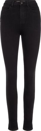 Pieces Womens Pchighfive Flex Black Skn JNS-vi/Noos Jeans, S