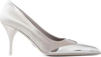Prada Pumps met leren hak - Beige