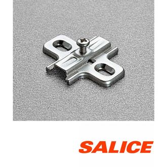 Salice Caja De: 50 Uds. Envasado (b2v3h39) Base Salice Chapa 3 Tornillo