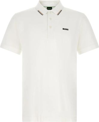 HUGO BOSS Swing Paddy Polo - Heren - Polos - Wit - 2XL - Katoen - Tops