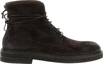 Mars&egrave;ll Dark Brown Suede Boots
