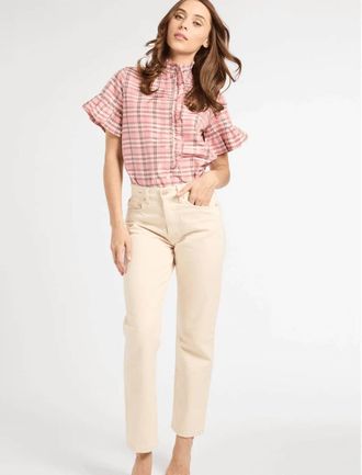 Mille Vanessa Top In Sugarplum Plaid