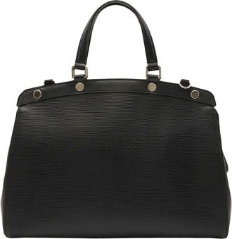 Louis Vuitton Epi Brea Mm Handbag Black (Authentic Pre-Loved)