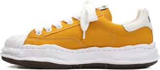 Miharayasuhiro Sneakers Blakey con punta a pieghe - Giallo