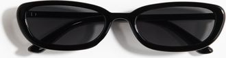 H&M Rechteckige Sonnenbrille - Schwarz