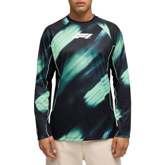 Puma F1 Lifestyle Racing Shirt in Green Terrain at Nordstrom, Size X-Large