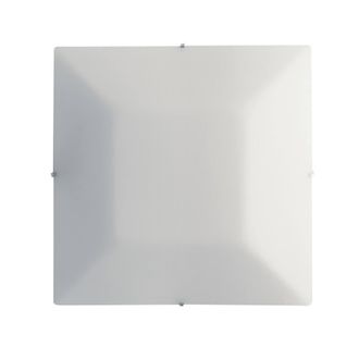 Netlighting Osiride Square Flush Ceiling Lamp White E27