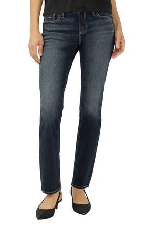 Silver Jeans Co Elyse Straight Leg Jeans in Rosemead at Nordstrom, Size 27 X 31