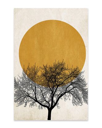 iCanvas Winter Morning Print on Acrylic Glass by Kubistika