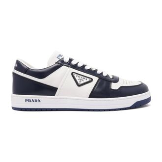 Prada Sneakers, male, Multicolor, 7 1/2 UK, Downtown Leather Trainers
