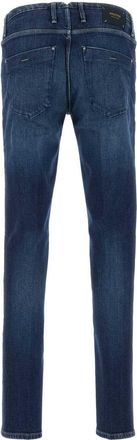 Incotex Mens Stretch Denim Jeans - Dark Blue Cotton - Size 36 (Waist)