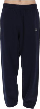 Dr&ocirc;le de Monsieur Relaxed Fit Cotton Sweatpants with Minimal Logo