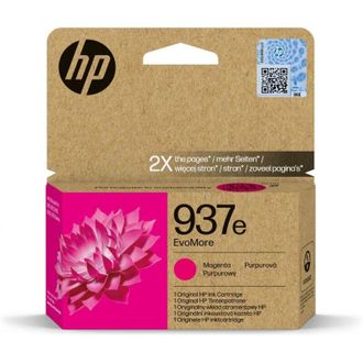 Braun Hp 937e Cartucho De Tinta Alta Capacidad Original Evomore Magenta