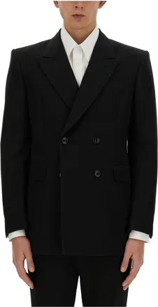 Alexander McQueen Hombre, Chaquetas, Negro, Talla: M