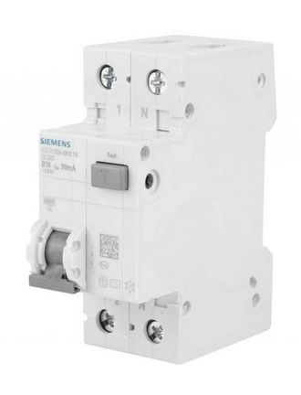 SIEMENS Disyuntor Diferencial 2p 16a B 003a Tipo Ac 6ka 5su13560kk16