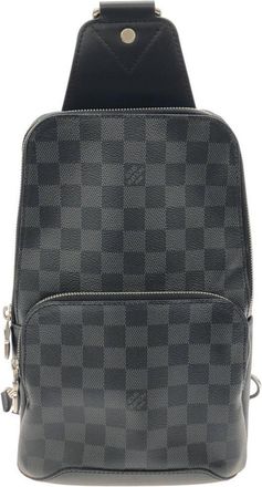 Louis Vuitton Graphite Coated Canvas Shoulder Bag (Pre-Owned)