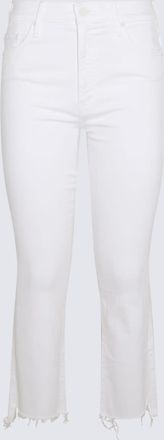 Mother White Cotton Jeans
