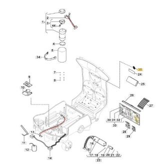 STIGA Sports Tarjeta De Emergencia Modelos De Robot Autoclip522 Original Stiga 112600141/0