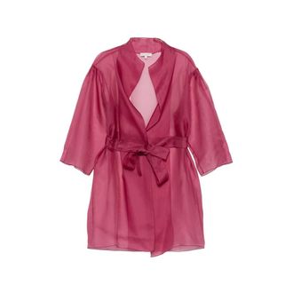Antonelli Sheer Belted Coat