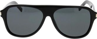 Saint Laurent SL 611 Zonnebril - unisex - Accessoires - Zwart - Maat: ONE Size