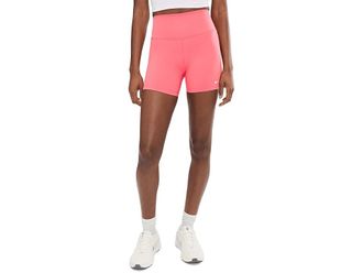 Nike One High-Waisted 5 Biker Shorts Womens Shorts Sea Coral/White : XL (US 16-18), Polyester/Spandex