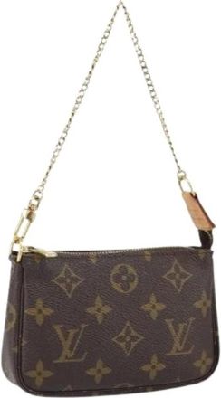Louis Vuitton Pre-owned Mini Bags, female, Brown, Size: ONE SIZE Pre-owned Mini Pochette Accessoires