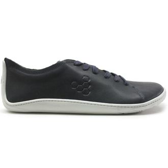 Vivobarefoot Addis Leather Mens Lace Up Trainers - Navy Navy - Size:UK 11.5