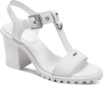 DKNY Marg Ankle Strap Sandal in White at Nordstrom, Size 7.5