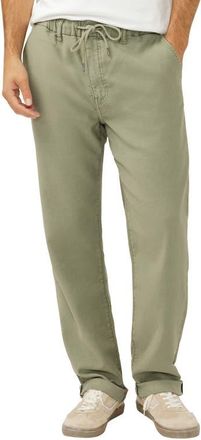 Silver Jeans Co Relaxed Drawstring Waist Knit Flex Jeans in Palm Green at Nordstrom, Size X-Large