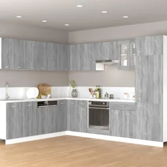 vidaXL Mobile Pensile lyon Grigio Sonoma 60x31x40 Cm - Vidaxl