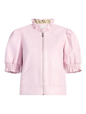 Cinq &agrave; Sept Anabella ruffled sleeve jacket - Pink